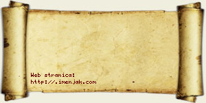 Anđelija Peruničić vizit kartica